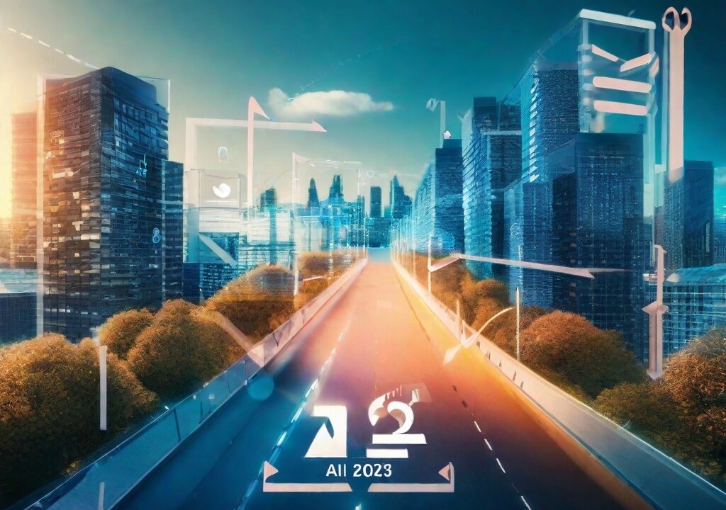 SDXL 09 Introduction to AI trends in 2024 create the image in 0