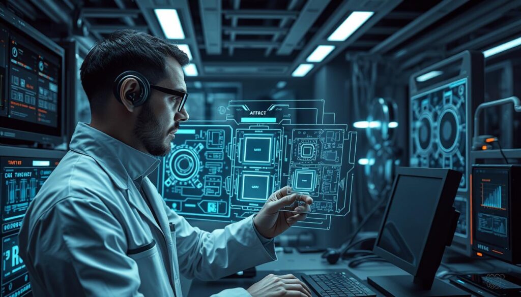 ai engineer working on chip design