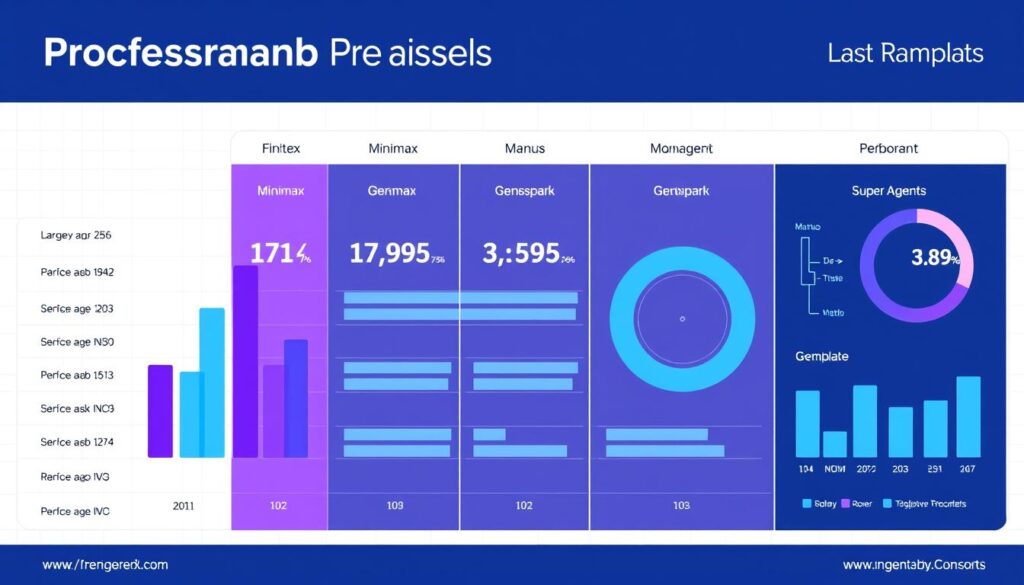 Comparative analysis chart showing Minimax vs Genspark vs Manus Super Agents performance across key metrics Comparative analysis chart showing Minimax vs Genspark vs Manus Super Agents performance across key metrics